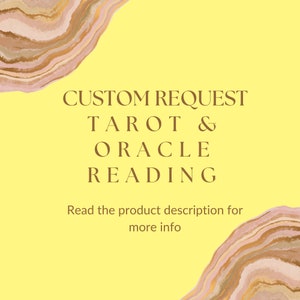 Aangepaste aanvraag Tarot- of Oracle-kaartlezing (nauwkeurige levering op hetzelfde uur)