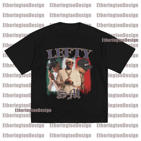 Lefty Sm T-Shirt - Lefty Sm Homage Graphic Tee - Lefty Sm Fan Made Merch - Unisex Tee