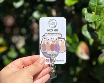 Postpartum Unit Badge Reel, Badge Reel, Baby Badge Reel, Tech Badge Reel, Nurse ID Holder, Fall Badge Reel, Mama Baby Nurse Badge