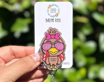Thanksgiving Badge Reel, Fall Badge Reel, Turkey Badge Reel, Gobble Badge Reel, Girly Badge Reel, Football Badge Reel