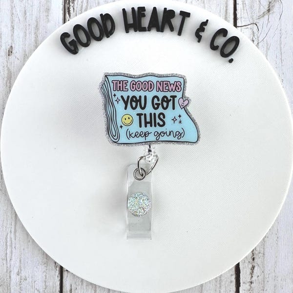 You Got This Badge Reel, Paper Badge Reel, Mental Health Badge Reel, Counselor Badge Reel, Teacher Badge Reel, Nurse Badge Reel