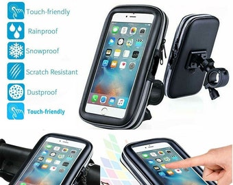 Universal Water Resistant Dust-proof Bike Bicycle Motorcycle Motorbike Cycle Handlebar Mount Mobile Case Cover For Apple iPhone All Models