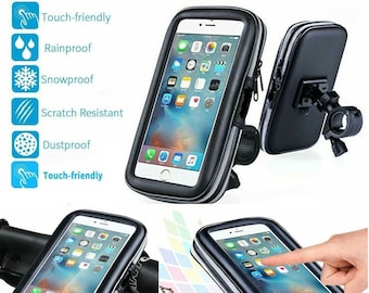 Universal Water Resistant Dust-proof Bike Bicycle Motorcycle Motorbike Cycle Handlebar Mount Mobile Case Cover For Samsung All Models