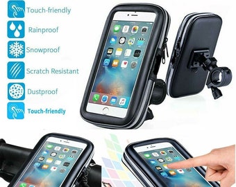 Universal Water Resistant Dust-proof Bike Bicycle Motorcycle Motorbike Cycle Handlebar Mount Mobile Case Cover For Samsung All Models