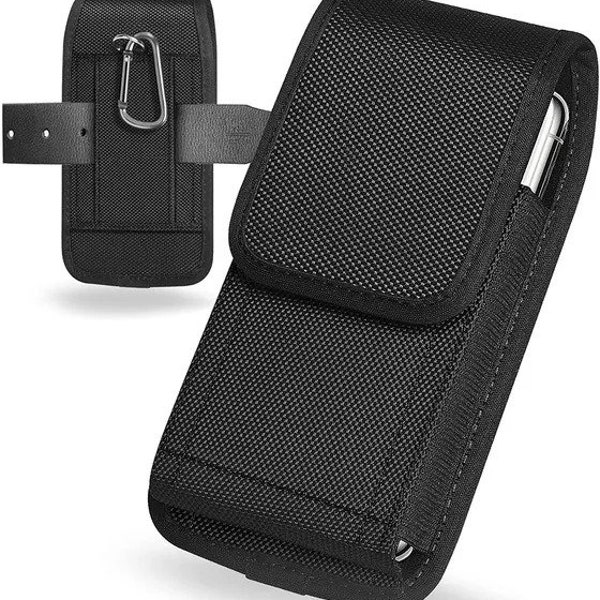 Universal Nylon Rugged Mobile Phone Holster Cover Case Sleeve Shockproof Belt Pouch For Samsung All Models