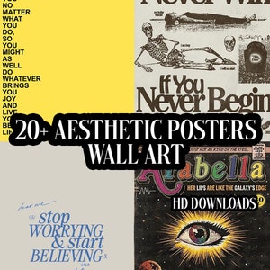 Abstract Art Poster Pack: Elevate Your Space with Color and Chaos - Digital Downloads
