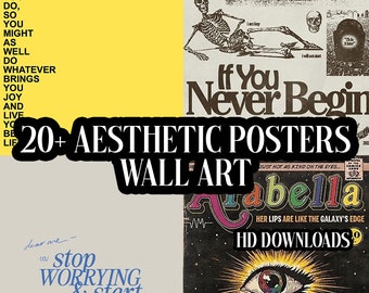 Abstract Art Poster Pack: Elevate Your Space with Color and Chaos - Digital Downloads