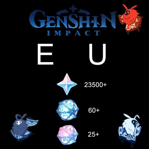 Е | Стартоmis e impatto Genshin | 23 000+ примогемов | 260 + пожелани et e