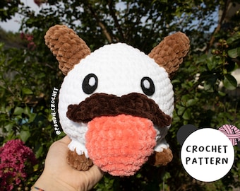 League of Legends Poro Braum Crochet Pattern, Amigurumi Plush, Videogames, Lol