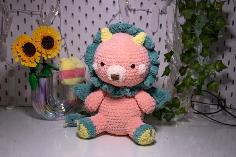 Chimera-san plush, handmade, amigurumi plush, SpyxFamily, Mr chimera image 4