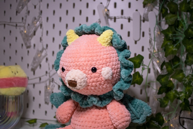 Chimera-san plush, handmade, amigurumi plush, SpyxFamily, Mr chimera image 5