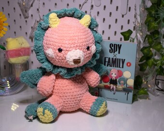 Peluche quimera-san, hecho a mano, peluche amigurumi, SpyxFamily, Mr quimera