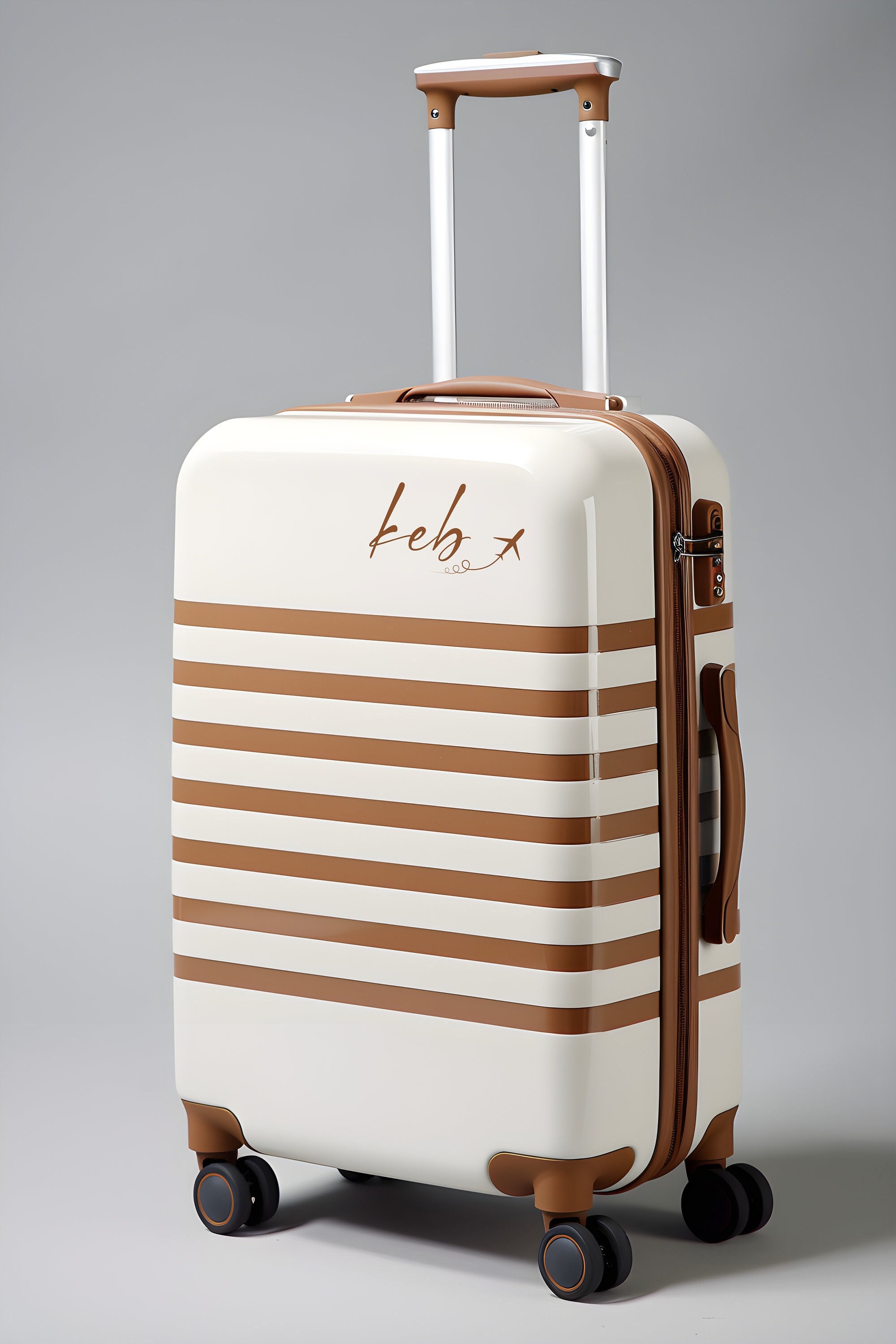 Monogram cheap luggage stickers