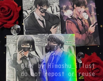 INSTOCKS! Omniscient Reader&#39;s Laser Holographic Fanart Prints A6 Postcard Photocard