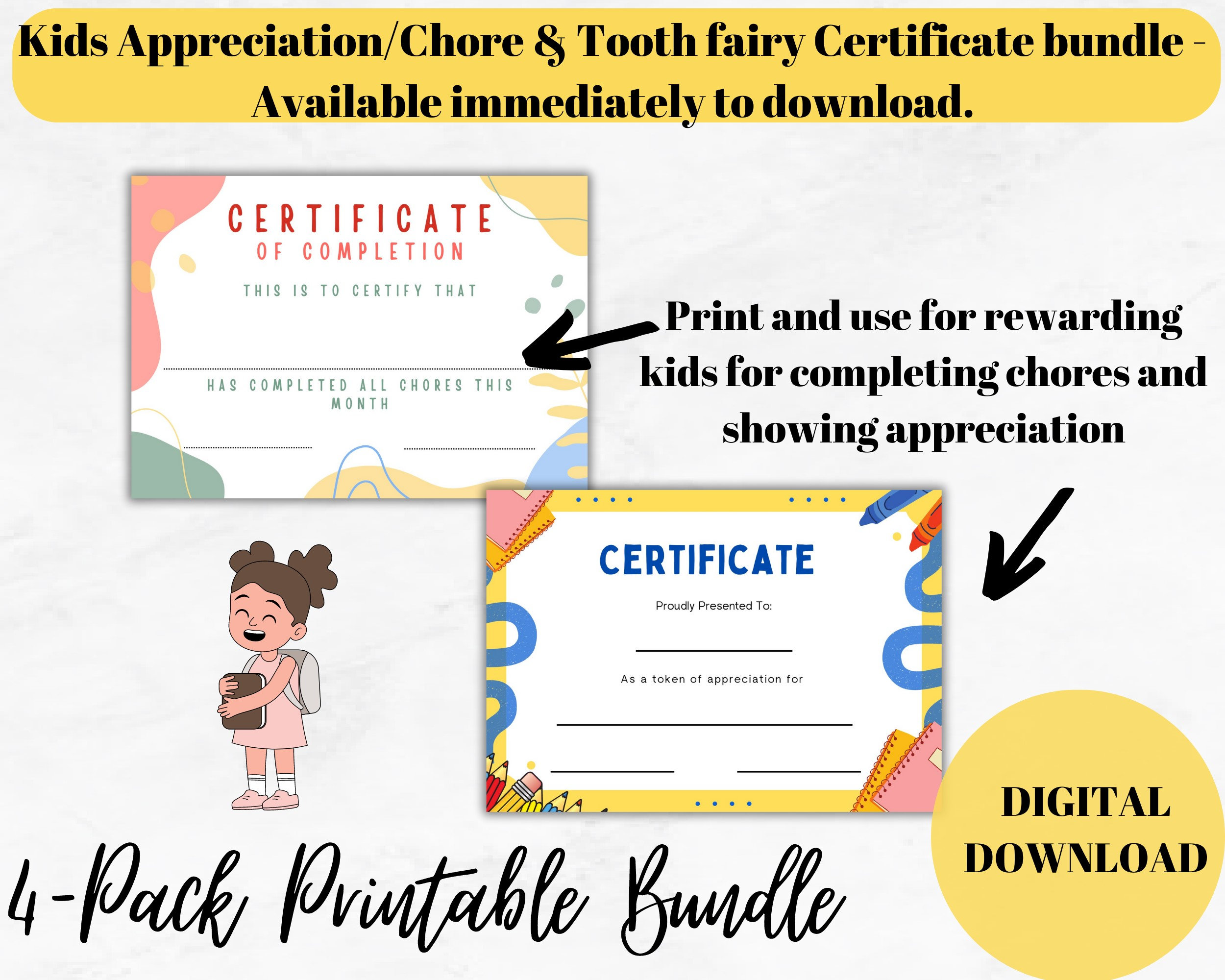 Certificate Of Appreciation For Kids
