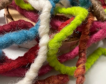 Filo di stoppino cordone di feltro D1cm nastro di feltro di lana stoppino cordone di lana decorazione artigianato floristico