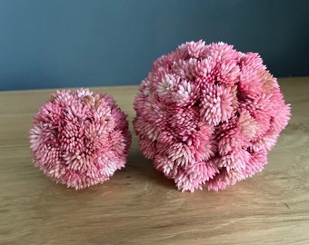 Allium Kunstkugel rosa Kunstblume realtouch DIY Geschenk Trockenblumenarrangement Floristik