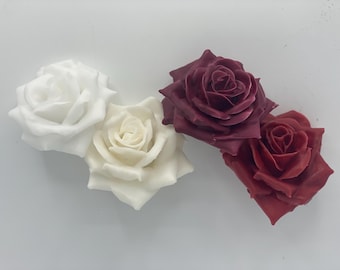 Wachsrose 10 cm wax rose Grab Grabrose