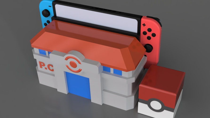Pokémon Nintendo Switch dock and Game Holder Etsy