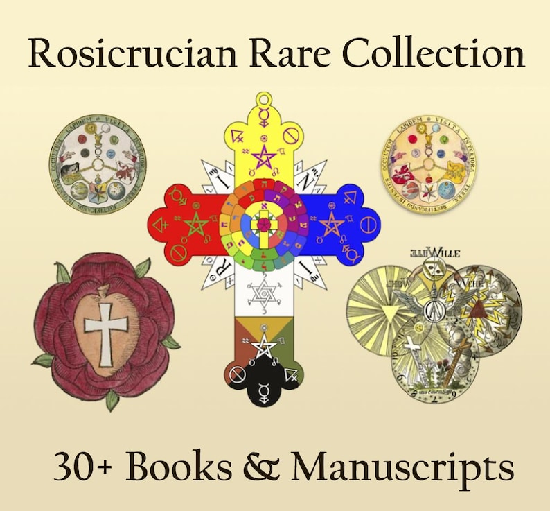 Rosicrucian Collection — 30+ Rare Books and Manuscripts (digital PDF ...