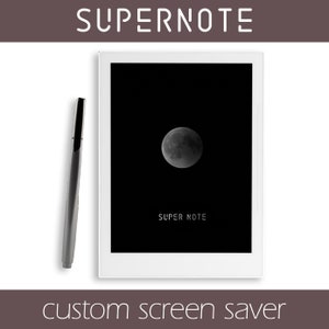 Moon Supernote screensaver #1