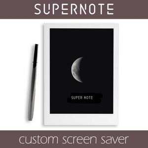 Moon Supernote screensaver #3
