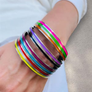 Einzigartige bunte Emaille Armbänder, Geschenk zum Abschluss vom Vater für die Tochter, Zartes Geschenk für Lehrerin