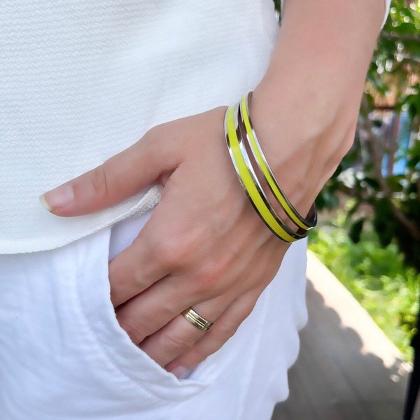 Yellow Bracelet - Etsy