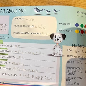 Friendship Memory Book | My Friends - Dogs | Keepsake for Children | For intermediate readers (approx. 6 - 7 years old)