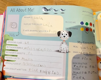 Friendship Memory Book in English