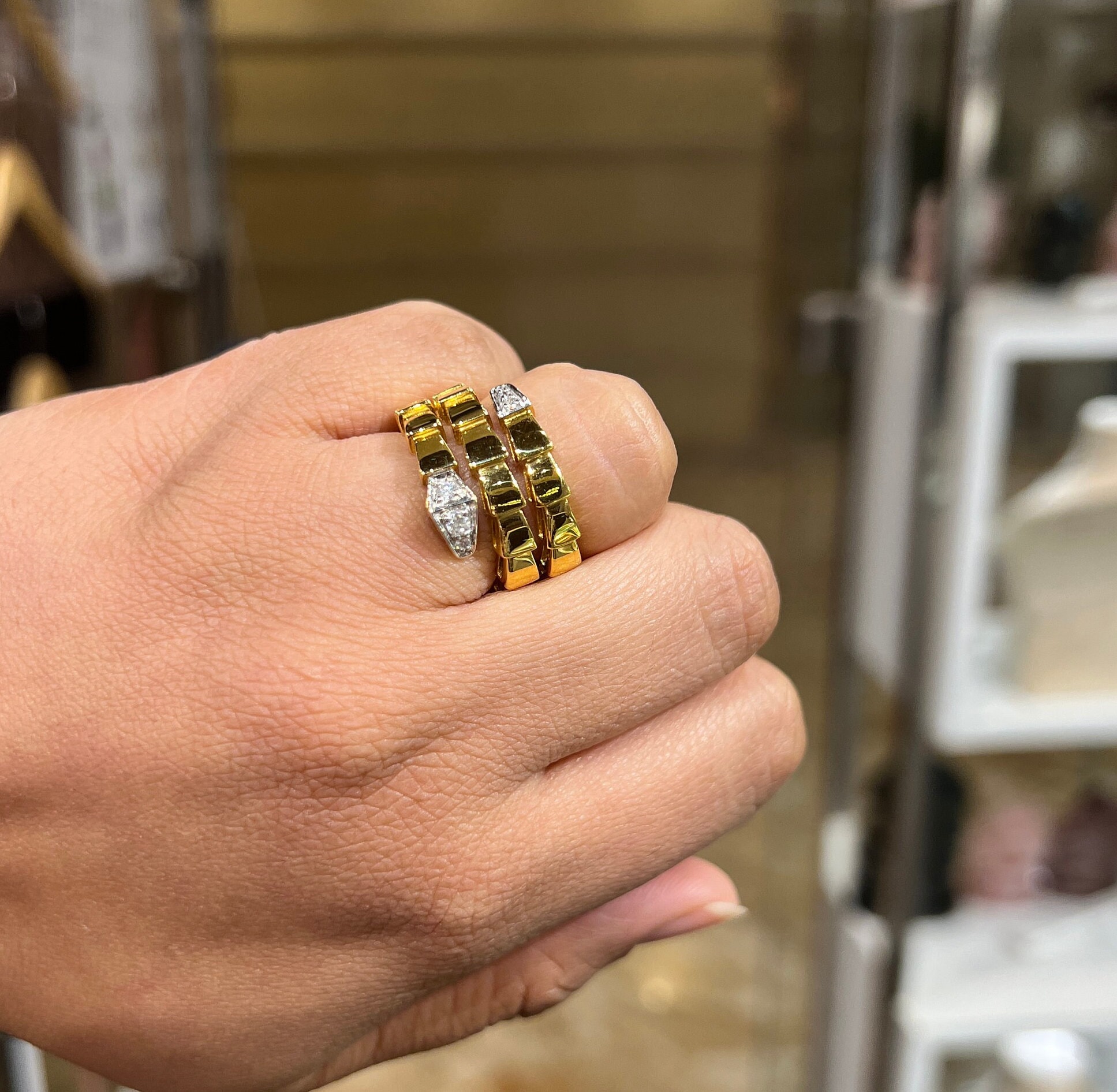 Serpenti Ring Etsy