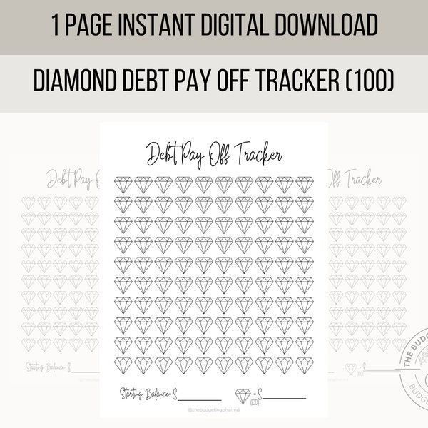 Debt Pay Off, Debt Tracker, Debt Free, Printable Debt Tracker, Debt Pay Off Tracker, Debt Free Life, Budget Tracker, Budget Template