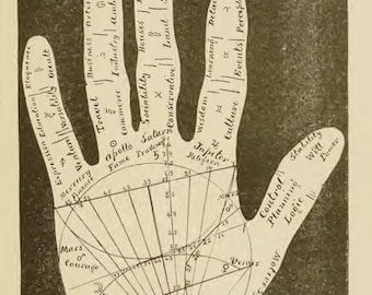 1901 kirologibok. Antik digital bok för direkt nedladdning. En vetenskaplig avhandling om kirologi. Guide till spådomskonst.