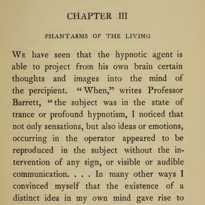 1908 Occultism Book. Antique DIGITAL BOOK Instant Download. Dreams, hallucinations, hauntings, mediums, clairvoyance
