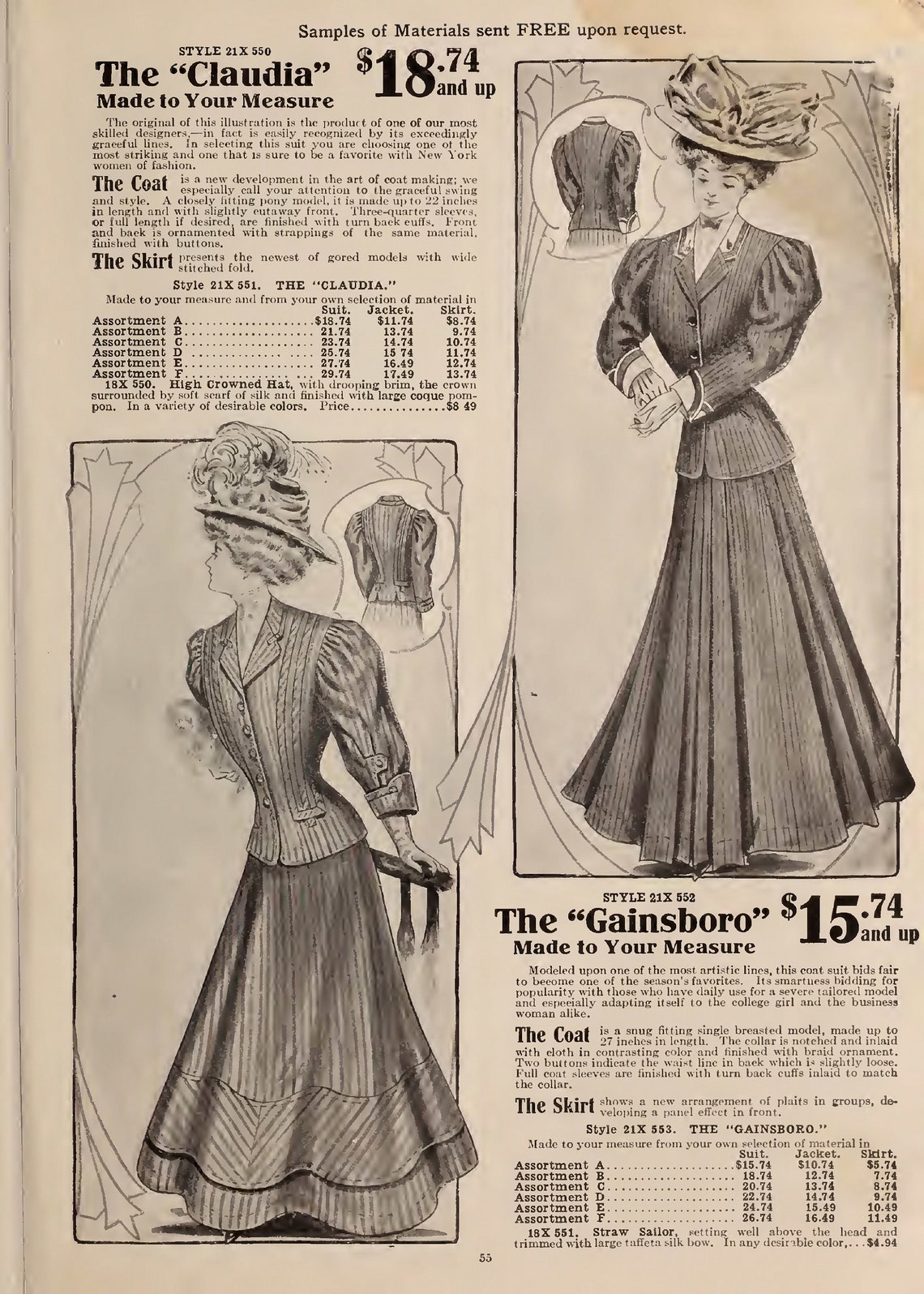 1908 Antique Macy's Catalog Instant Download DIGITAL BOOK. Vintage