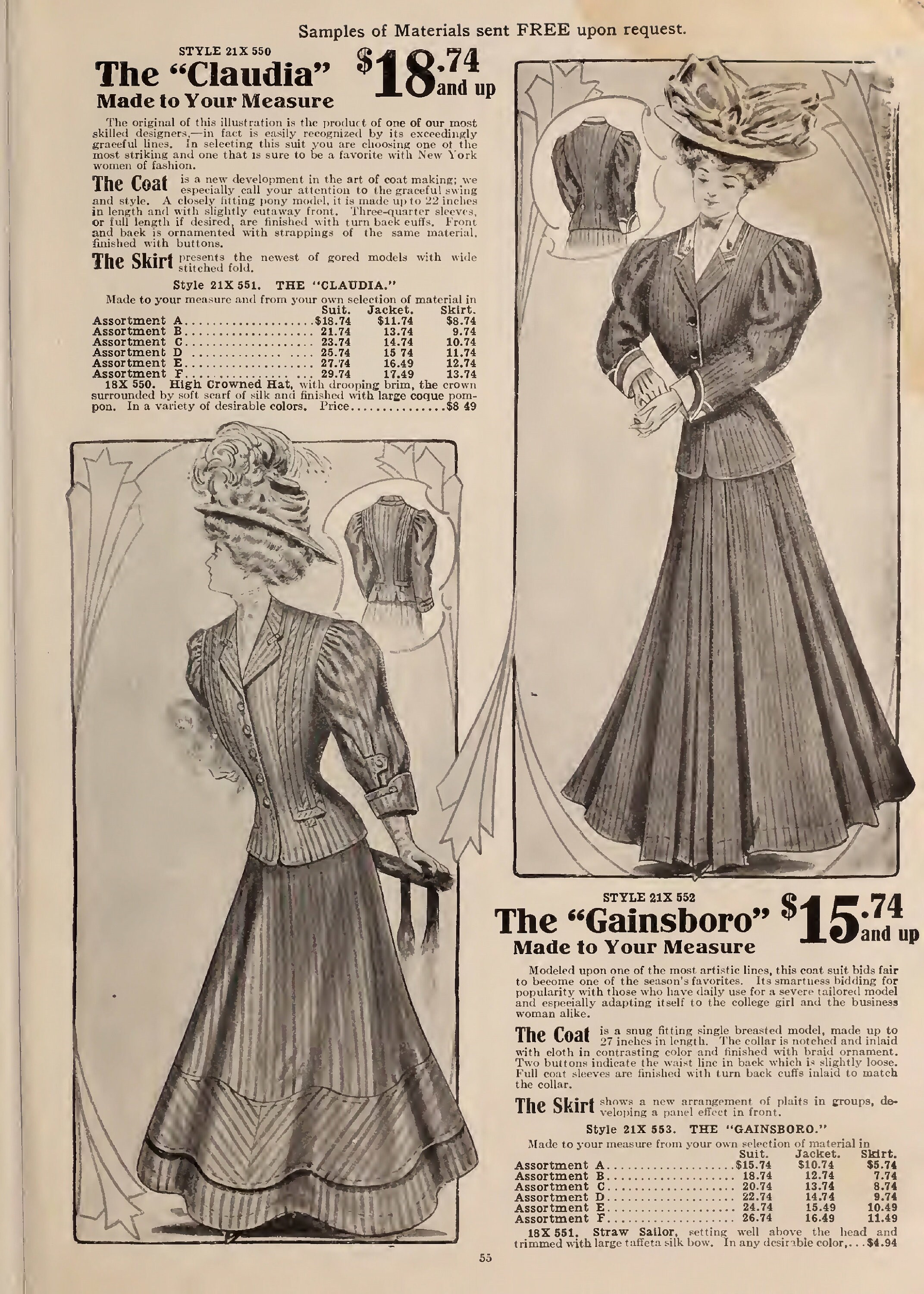 1908 Antique Macy's Catalog Instant Download DIGITAL BOOK. Vintage