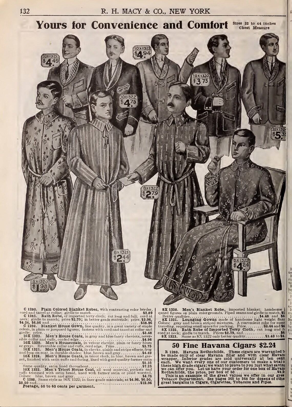 1908 Antique Macy's Catalog Instant Download DIGITAL BOOK. Vintage