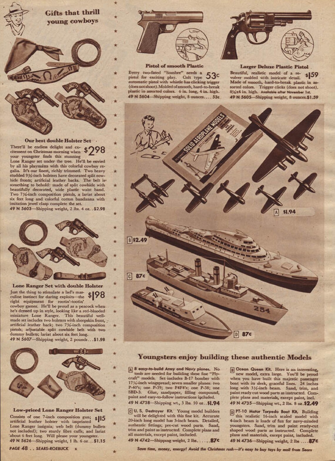 1945 Sears Christmas Catalog Instant Download DIGITAL BOOK. Vintage