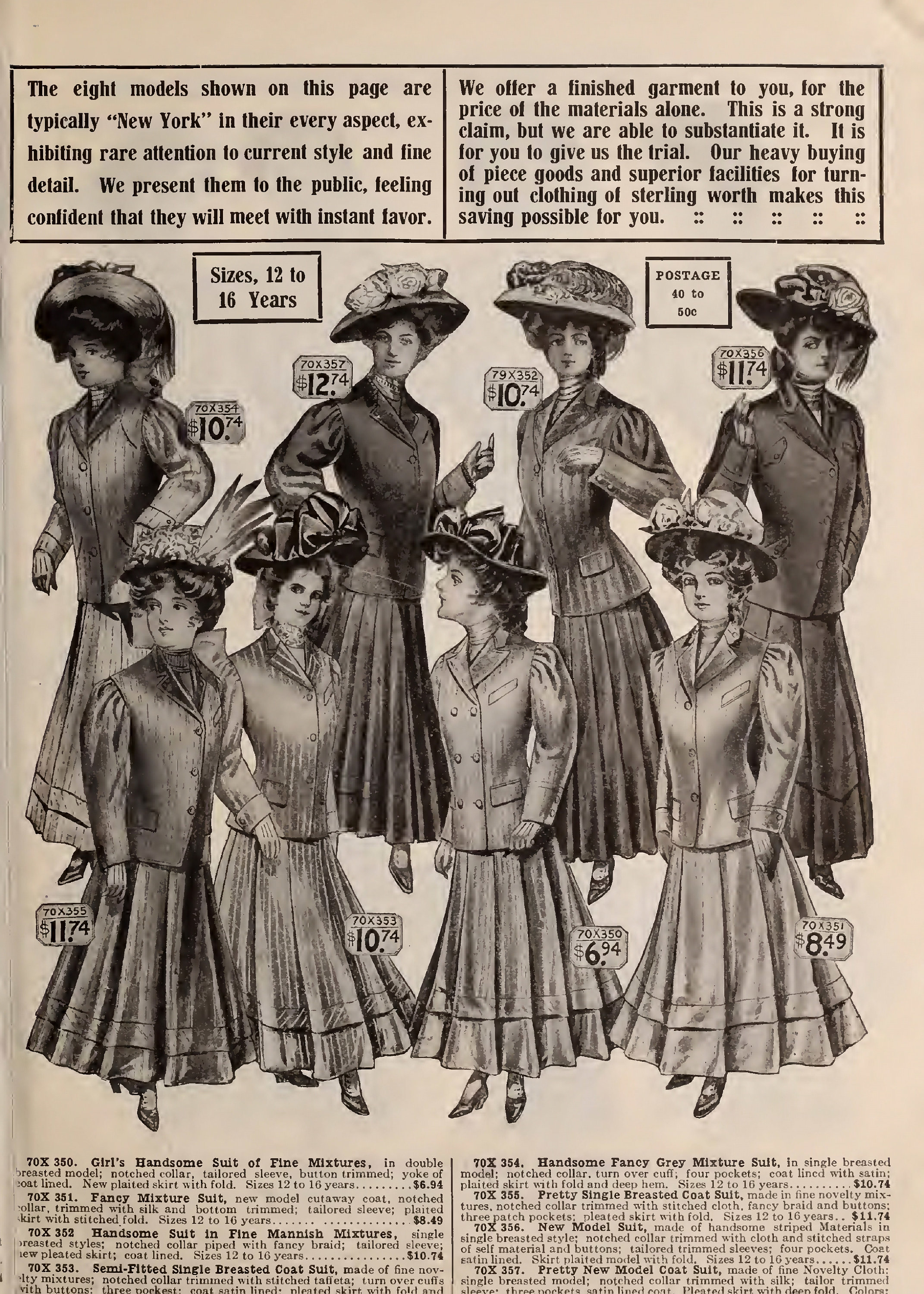 1908 Antique Macy's Catalog Instant Download DIGITAL BOOK. Vintage