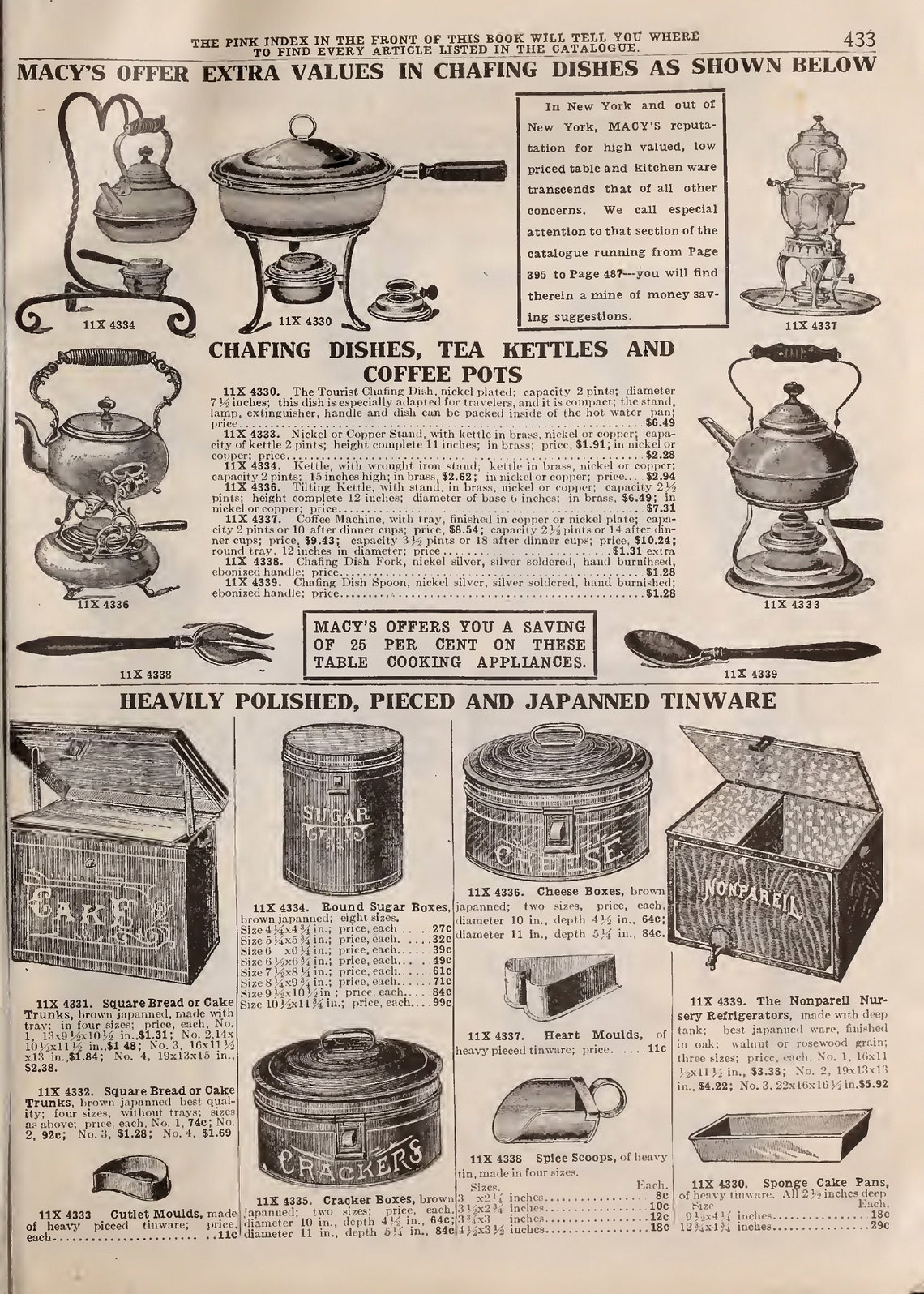 1908 Antique Macy's Catalog Instant Download DIGITAL BOOK. Vintage