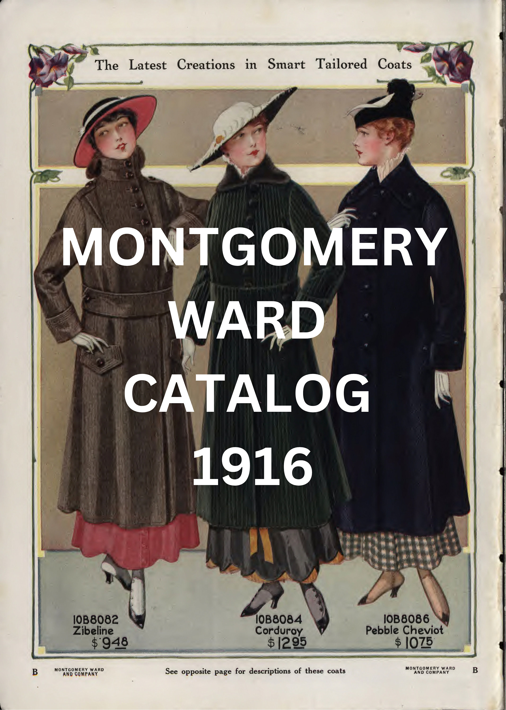 1916 Antique Montgomery Ward Catalog Instant Download DIGITAL BOOK