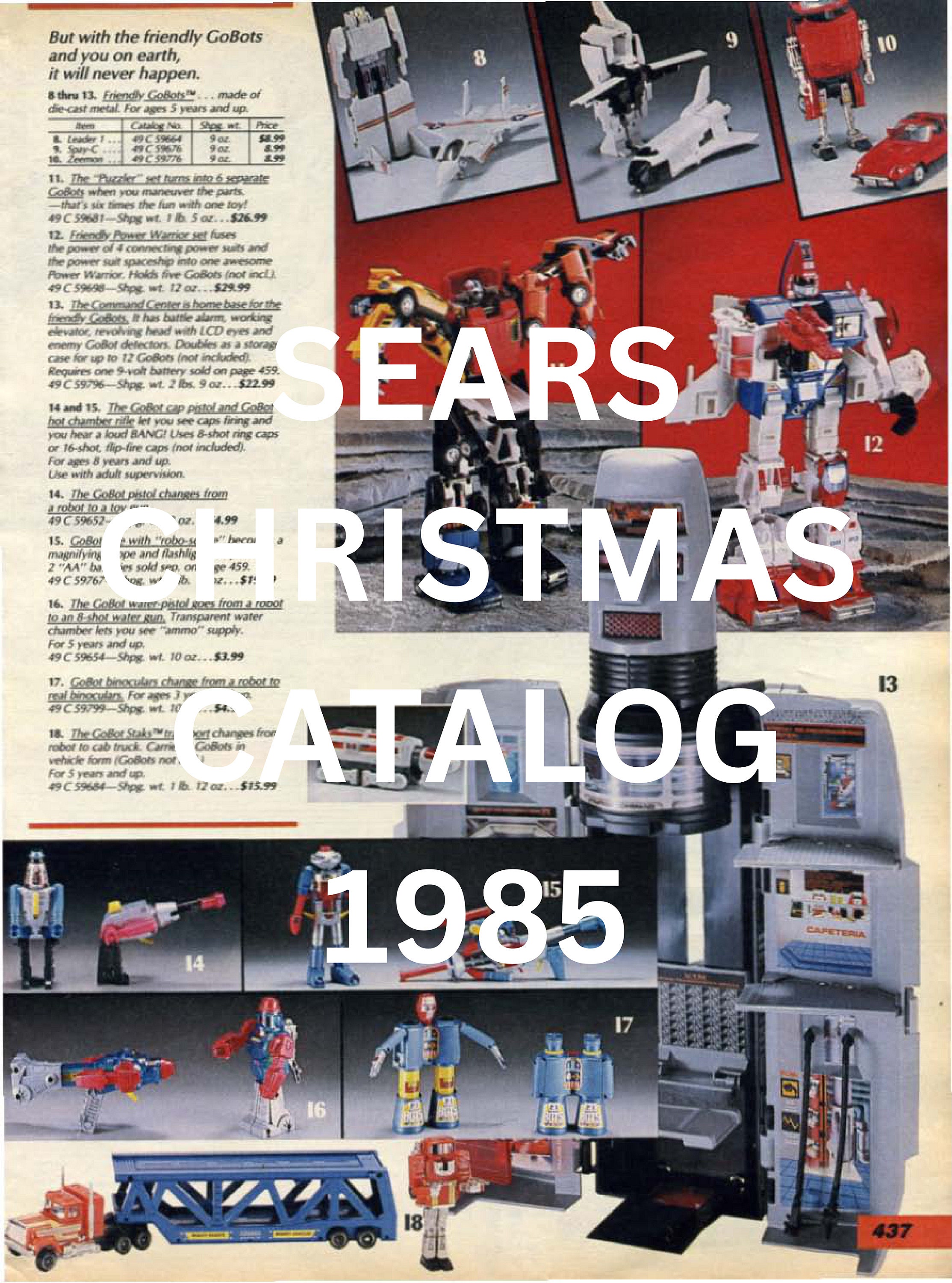 1985 Sears Christmas Catalog Instant Download DIGITAL BOOK. Vintage