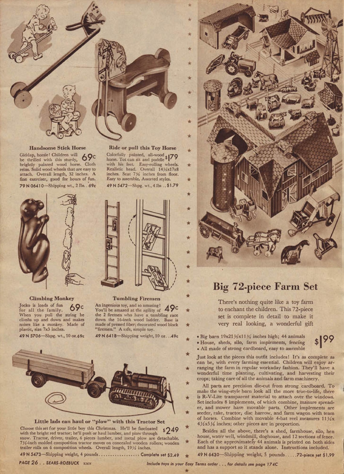 1945 Sears Christmas Catalog Instant Download DIGITAL BOOK. Vintage