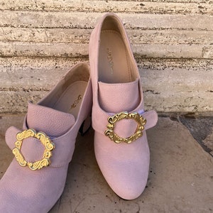 Historical Leather Shoes from the 1700s, Carnival Shoes, Halloween Shoes