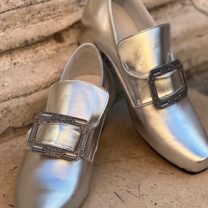 Historical Leather Shoes from the 1700s, Carnival Shoes, Halloween Shoes