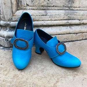 Historical Shoes of the 1700s in Leather, Carnival Shoes, Halloween Shoes