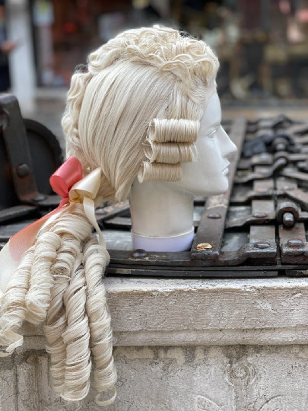 Historical Wig From the 1700s for Men Carnival Wigs Etsy