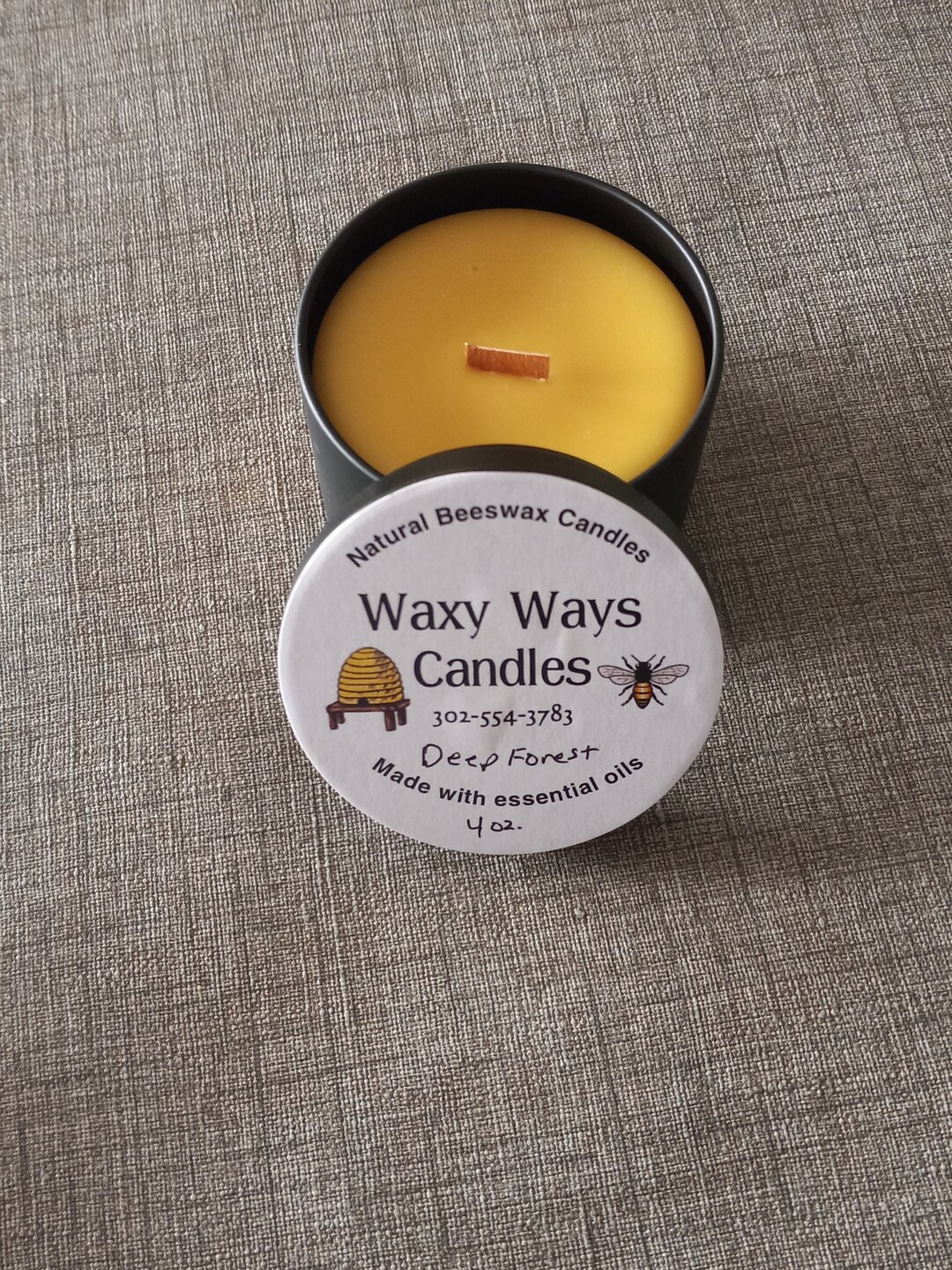 Beeswax Candles Have Negative Ions That Don't Cover up Etsy