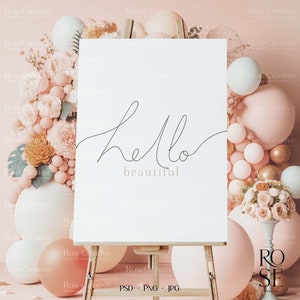 Welcome sign mockup, Wedding sign mockup, Seating chart mockup, Easel mockup, Baby shower mockup