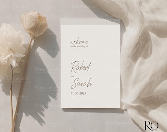 5x7 Wedding Invitation Mockup: Vertical Card Display (Digital Download)